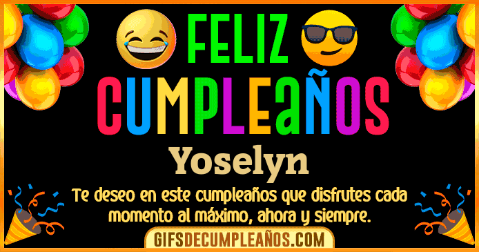 Feliz Cumpleaños Yoselyn